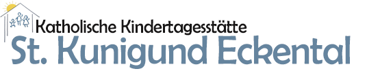 Schriftzug im Kopf der Website der Kindertagesstätte St. Kunigund Brand